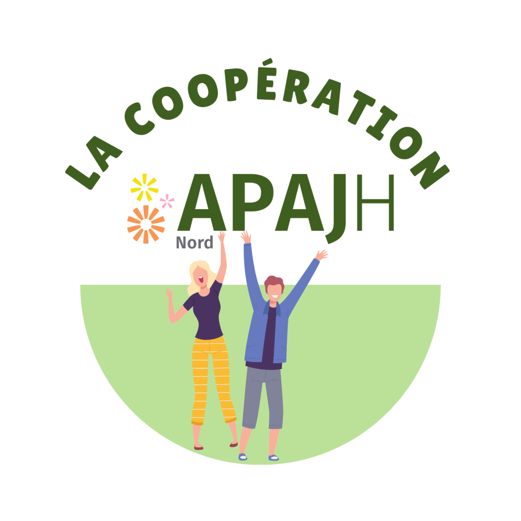 Logo de la démarche Coopération de l’APAJH du Nord